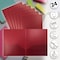 Better Office Products 2 Pocket Heavyweight Plastic Folder Portfolio, Letter Size, Burgundy Red, 24PK 86515 - alternate 4